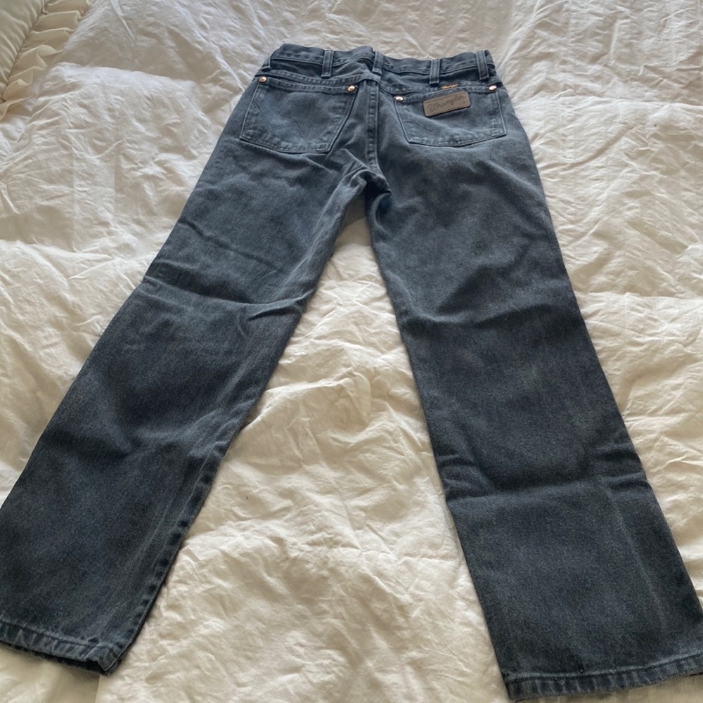 Wrangler Men's Dark Blue Straight Jeans